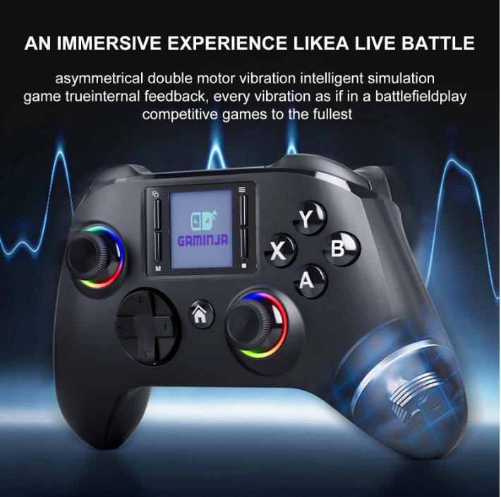 AN IMMERSIVE EXPERIENCE LIKE A LIVE BATTLE

asymmetrical double motor vibration intelligent simulation game true internal feedback, every vibration as if in a battlefield play competitive games to the fullest

GAMINJA