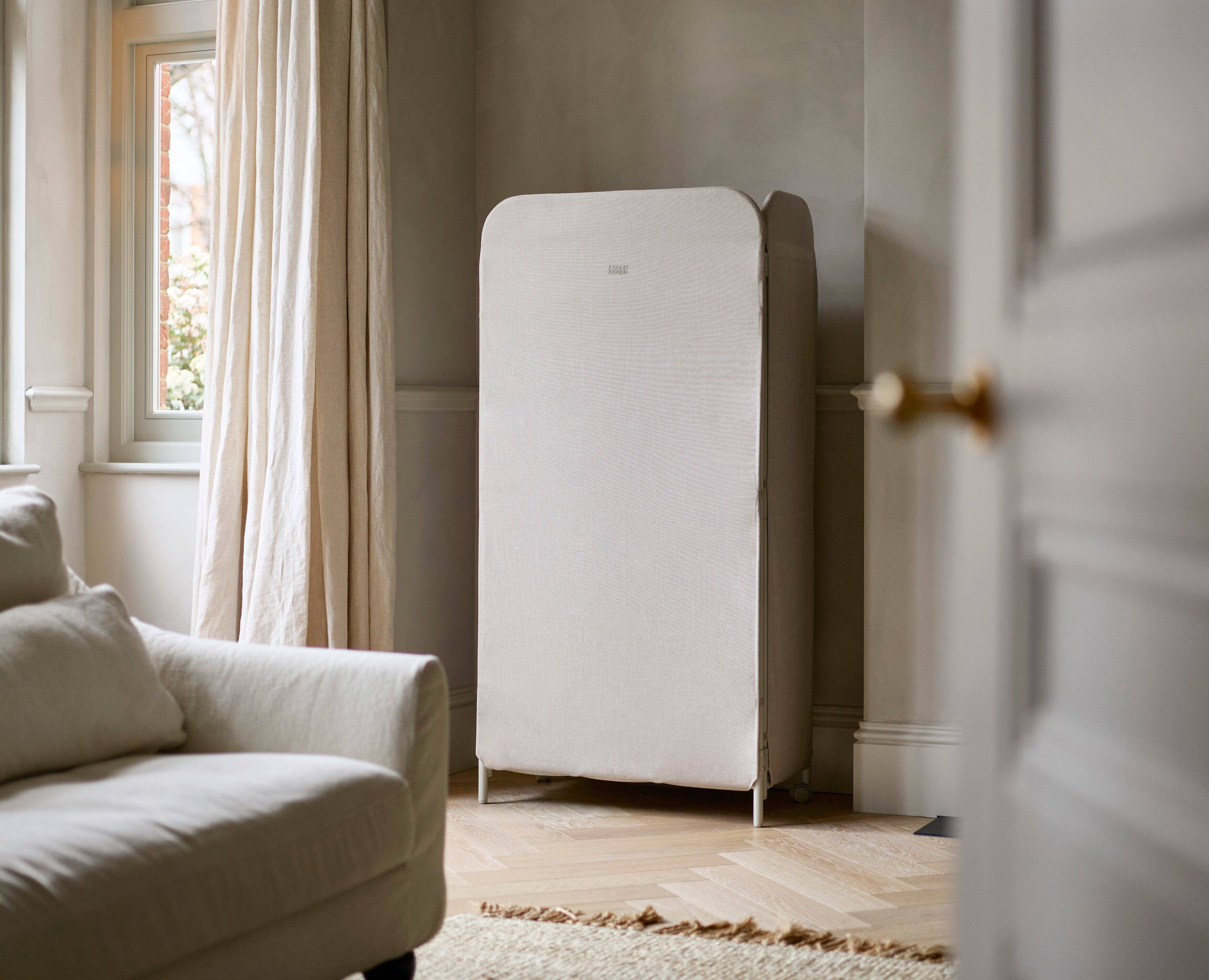 Alt View 2. Joseph Joseph - Eclipse 3-tier Drying Rack with Screen - Ecru.