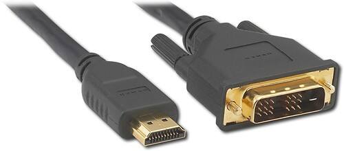 Front Standard. Dynex™ - Refurbished 6' DVI-to-HDMI Digital Video Cable.