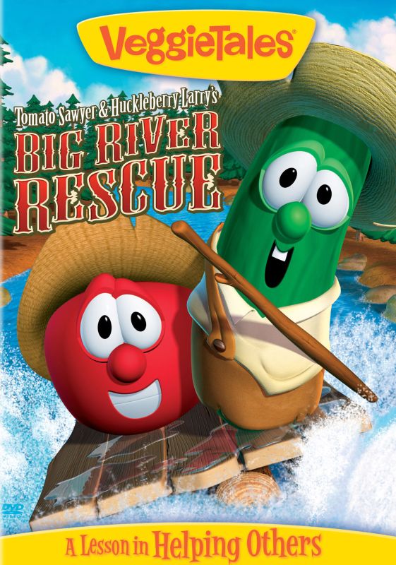  Veggie Tales: Tomato Sawyer and Huckleberry Larry's Big River Rescue [DVD] [2008]