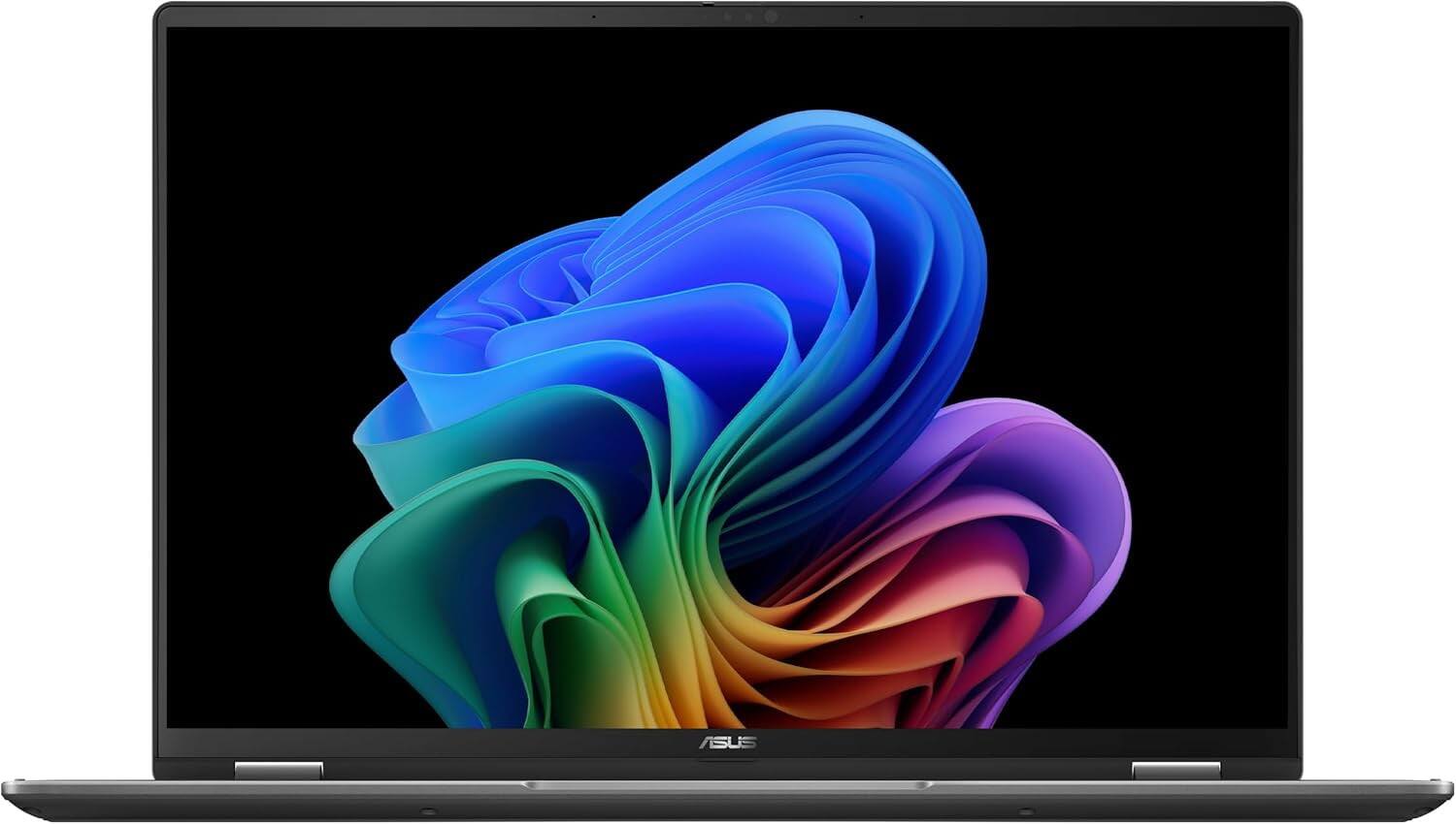 Alt View 5. ASUS - Vivobook 16 Flip 16" 3K OLED Touch Intel Core Ultra 7 Processor 258V 2.2 GHz up to 4.8 GHz 32GB 1TB SSD Windows 11 Home - Grey.