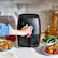 Alt View 1. Bella Pro Series - 3.7-qt. 2 in 1 Knob Manual Air Fryer - Black.