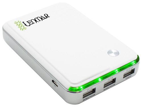 Front Standard. Lenmar - Helix USB Portable Power Pack for Select Mobile Phones and Tablets.