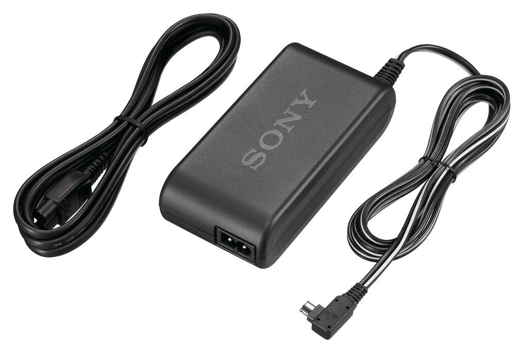 Front. Sony - AC Adapter - Black.