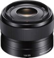 Front Zoom. Sony - 35mm f/1.8 Prime Lens for Most NEX E-Mount Cameras - Black.