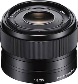 Sony 35mm f/1.8 Prime Lens for Most NEX E Mount Cameras Black Sony 35mm f/1.8 Prime Lens for Most NEX E Mount Cameras Black