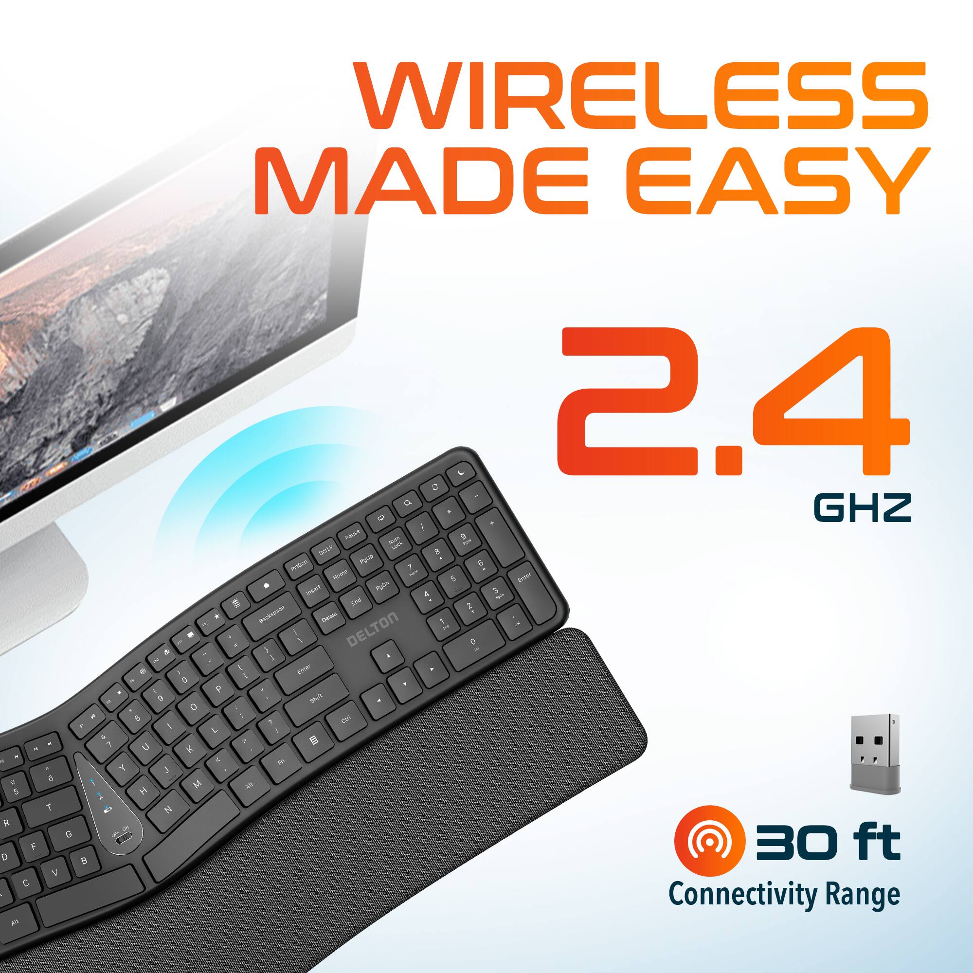 WIRELESS MADE EASY 2.4 GHZ 30 ft Connectivity Range