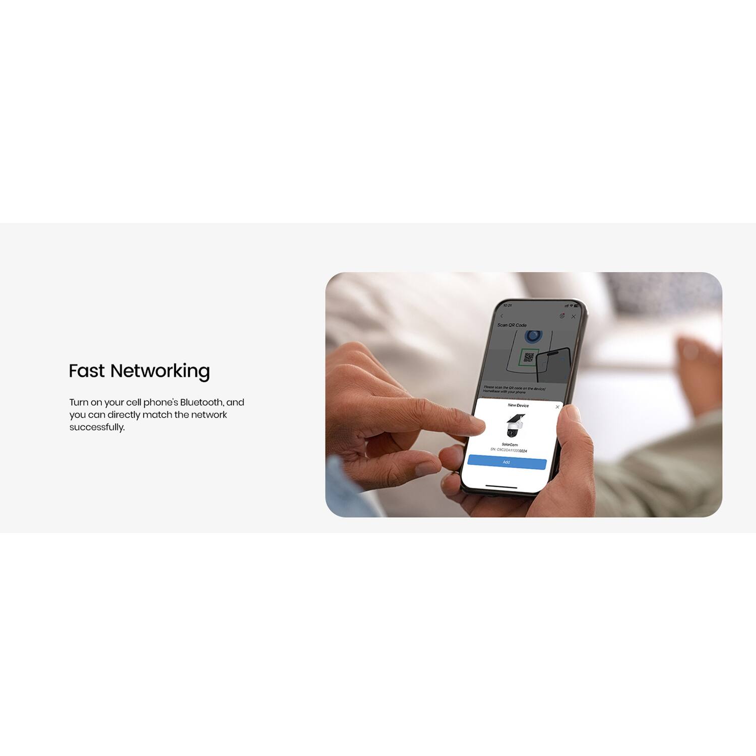 Fast Networking

Turn on your cell phone's Bluetooth, and you can directly match the network successfully.