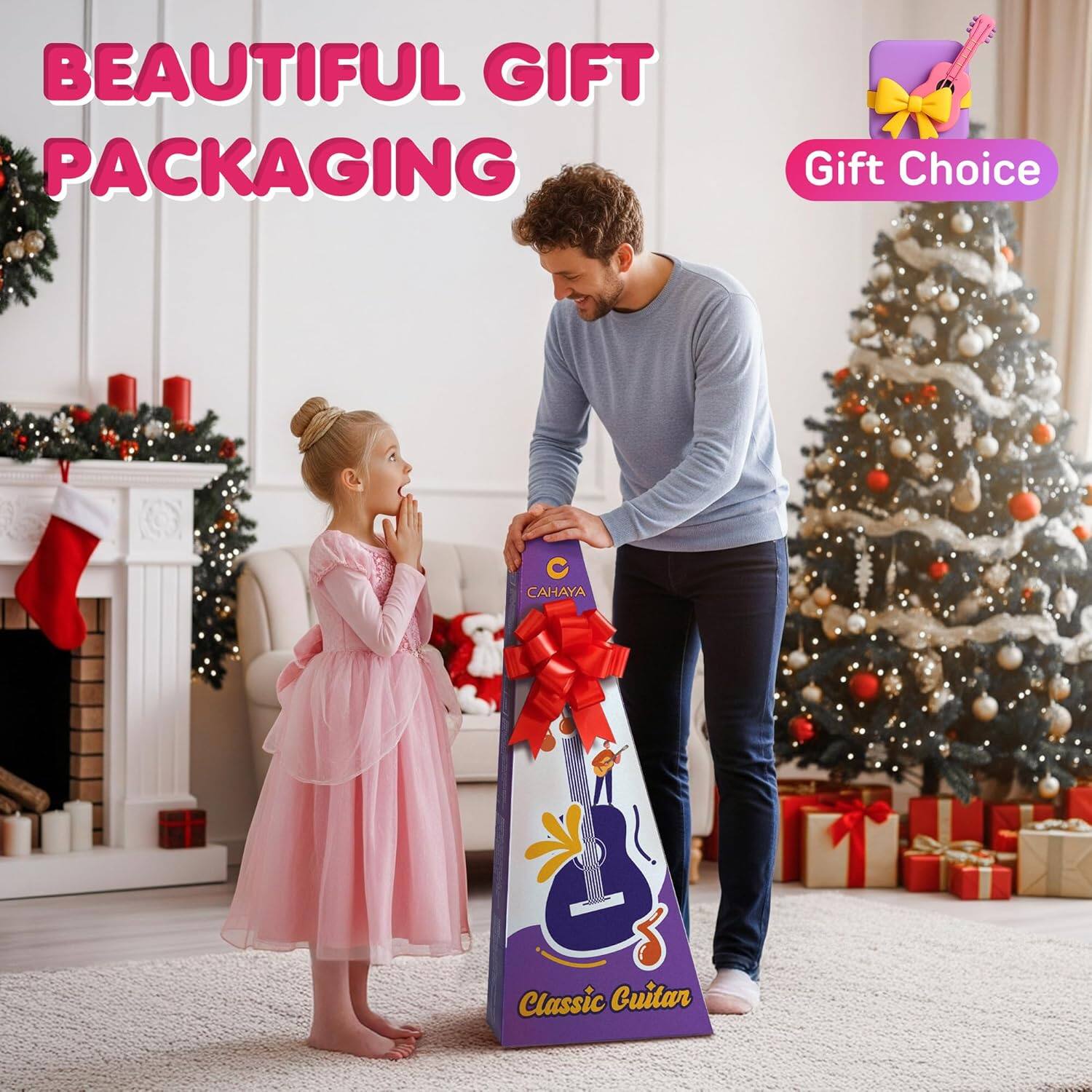 BEAUTIFUL GIFT PACKAGING  
Gift Choice  
CAHAYA Classic Guitar
