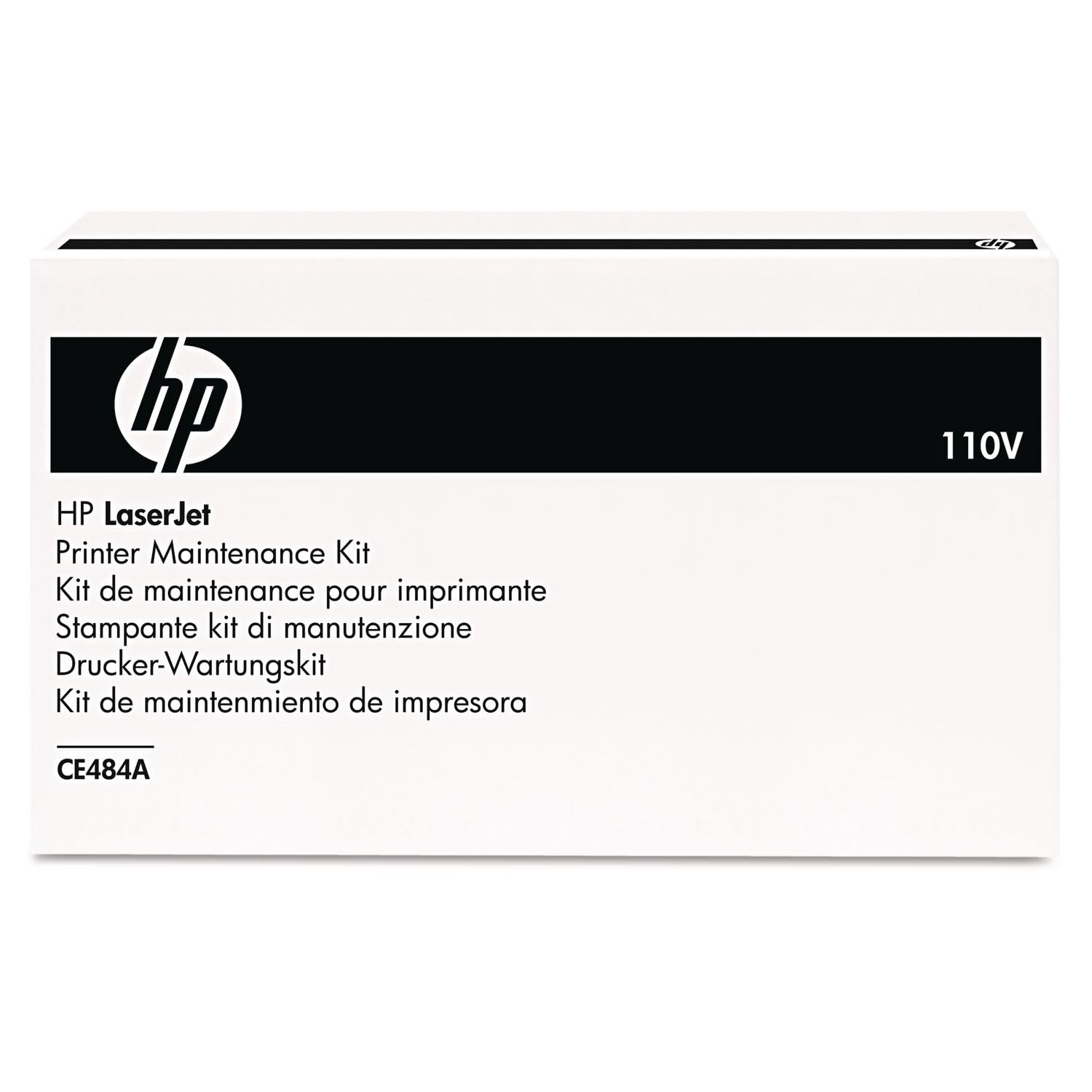 HP LaserJet Printer Maintenance Kit  
Kit de maintenance pour imprimante  
Stampante kit di manutenzione  
Drucker-Wartungskit  
Kit de mantenimiento de impresora  

110V  
CE484A
