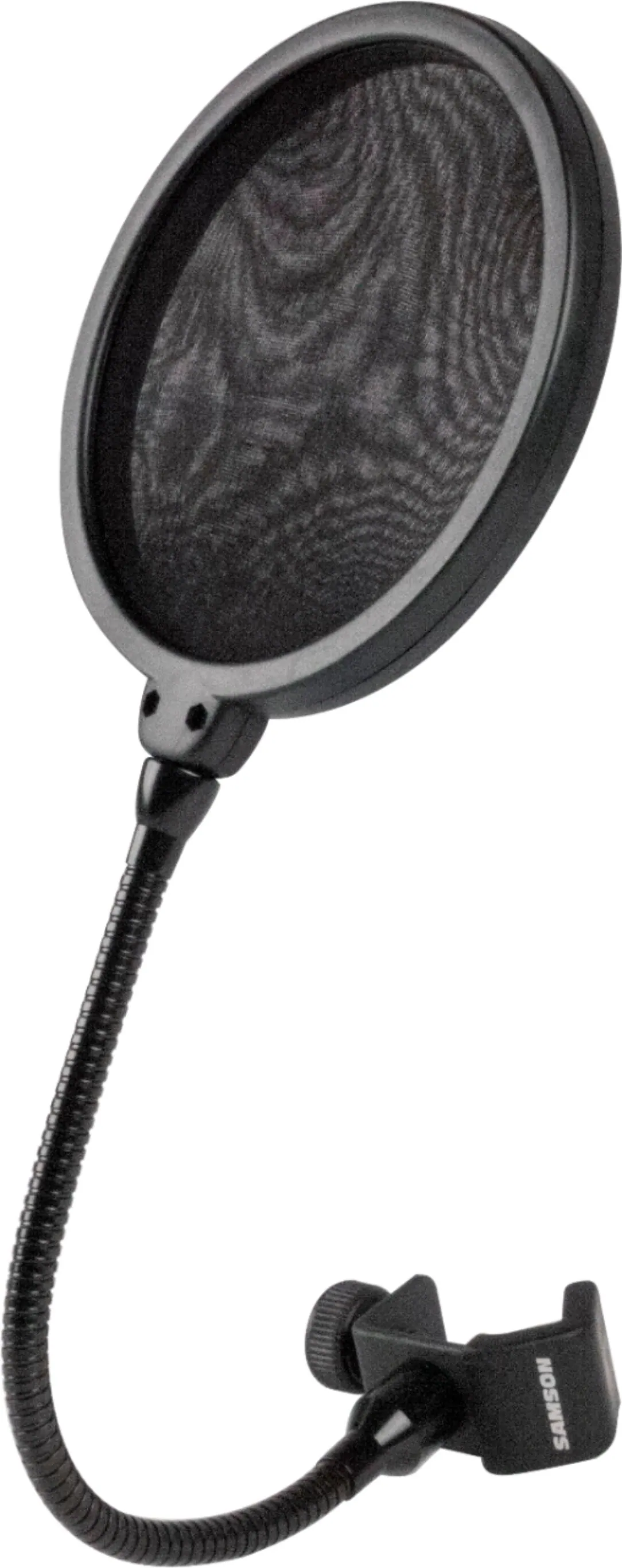 Front. Samson - PS04 Microphone Pop Filter - Black.