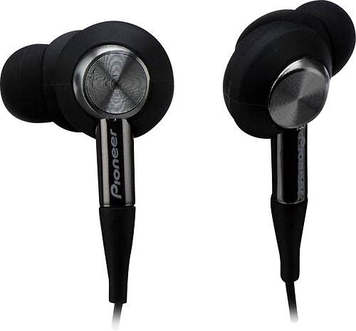 Angle Standard. Pioneer - Closed Dynamic Earbud Headphones.