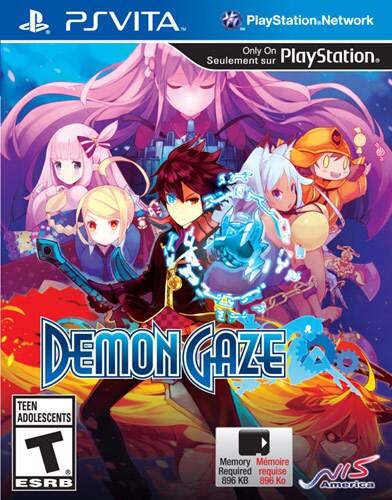 Front Standard. Demon Gaze - PS Vita.