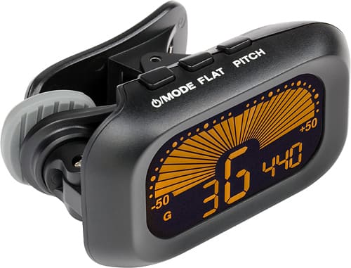 Angle. Samson - CT16 Clip-On Tuner - Black.