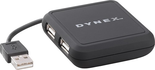  Dynex™ - 4-Port USB 2.0 Hub