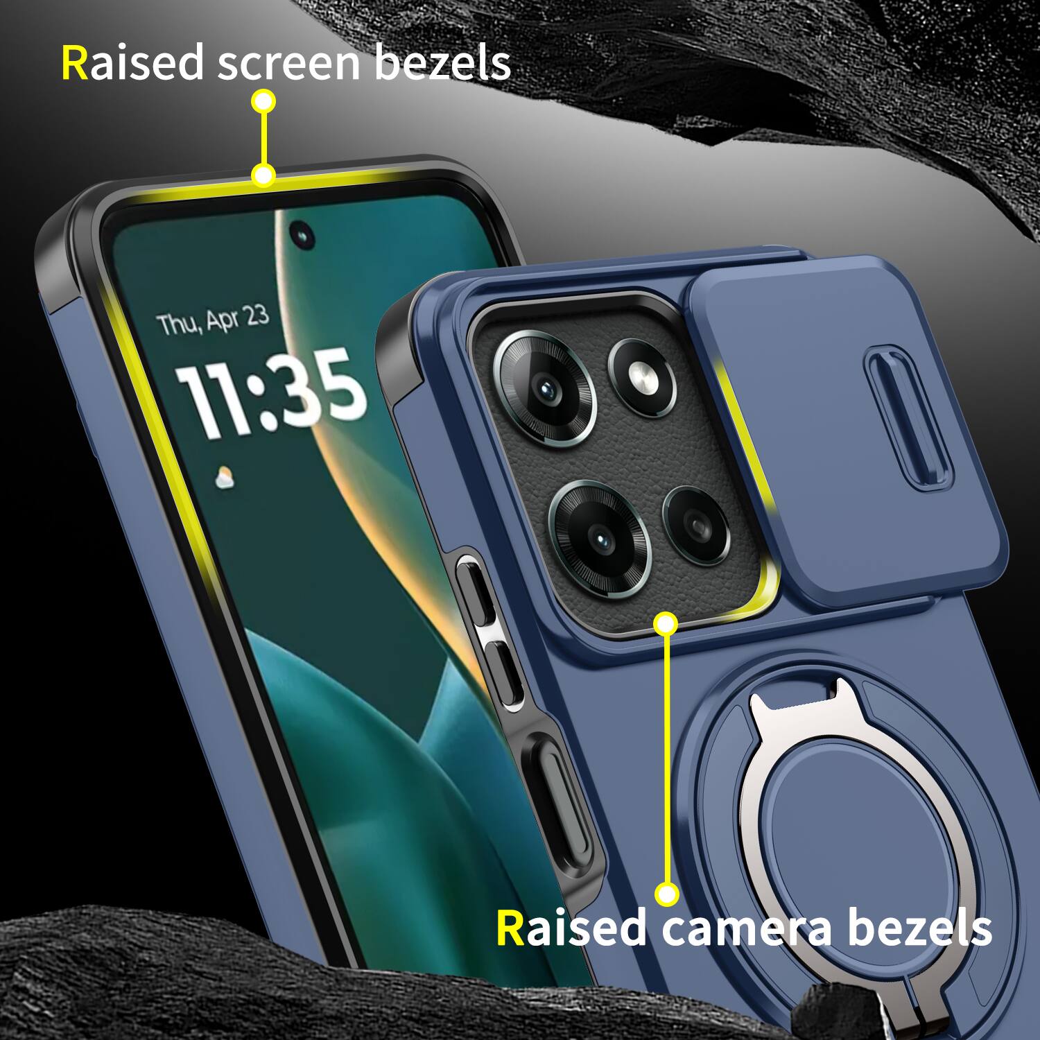 Raised screen bezels  
Thu, Apr 23 11:35  
Raised camera bezels