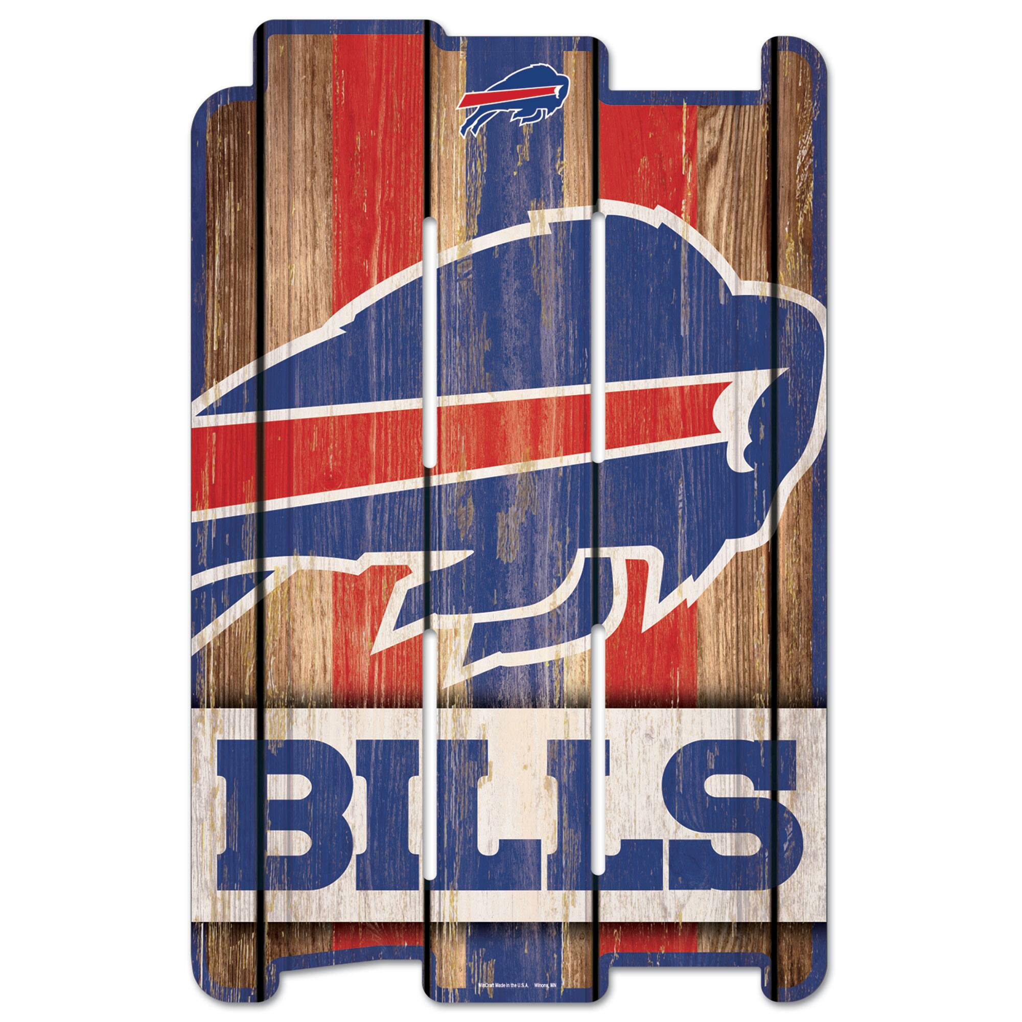Buffalo Bills 11'' x 17'' Fence Decorative Wood Sign