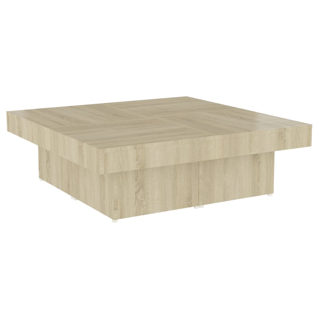 Alt View 1. Boyel Living - Modern Sonoma Oak Coffee Table with Stylish and Durable Engineered Wood - Brown.