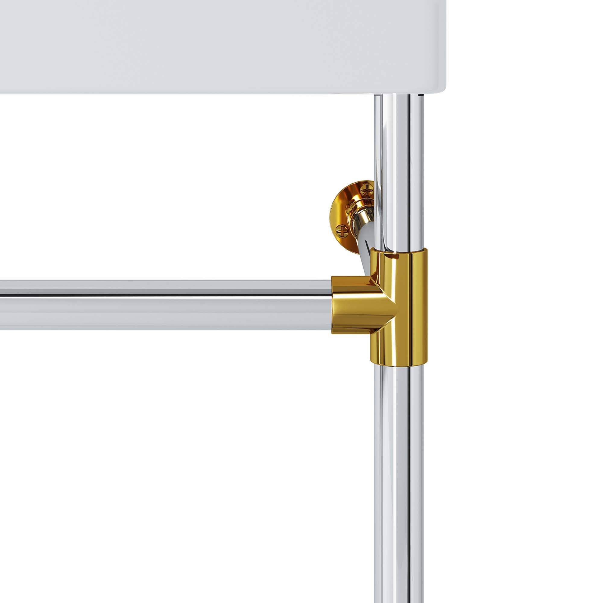 Alt View 4. Modway - Redeem Wall-Mount Bathroom Vanity Basin Included - Silver White.