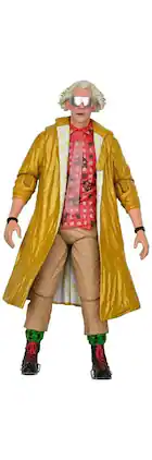 NECA - Back To The Future 2 Doc Brown (2015) 7 Inch Action Figure - Yellow