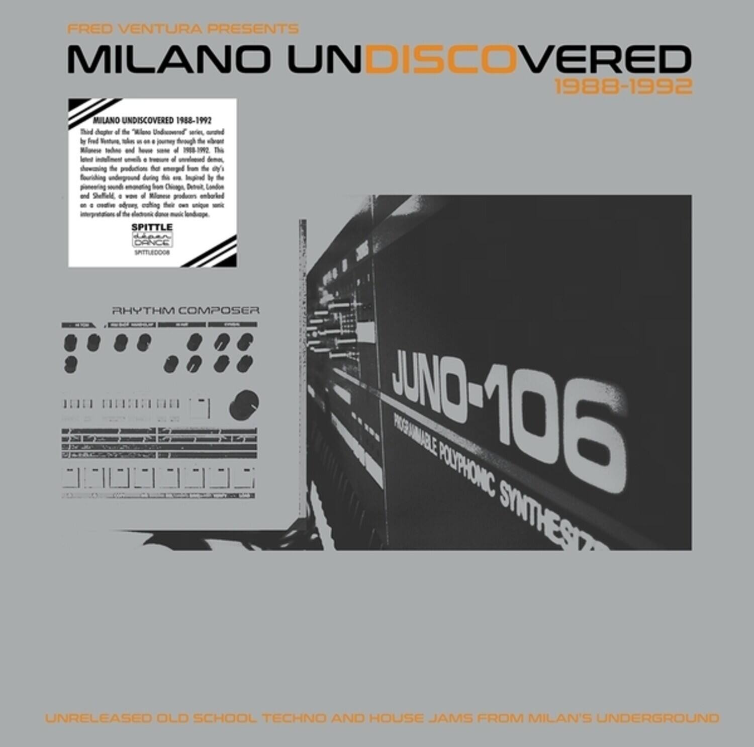 Various Artists Fred Ventura Presents Milano Undiscovered 1988 1992 ...