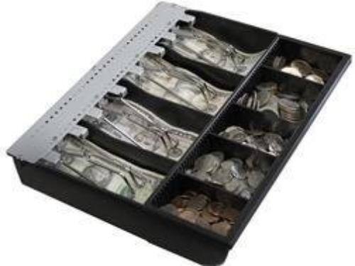 Front. Adesso - 16" POS Cash Drawer Tray (MRP16CDTR).