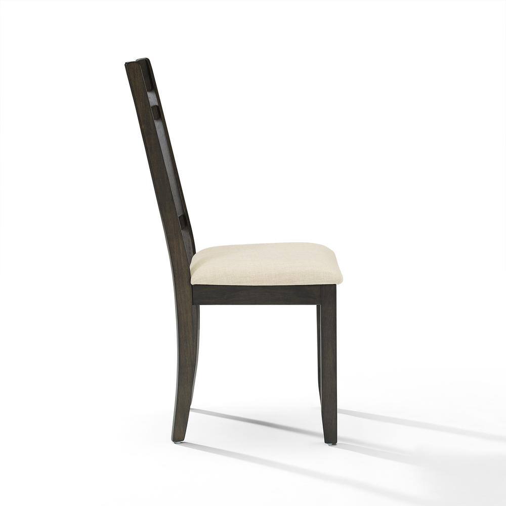 Alt View 3. Crosley Furniture - Hayden 2-Piece Slat Back Dining Chair Set - Grey.