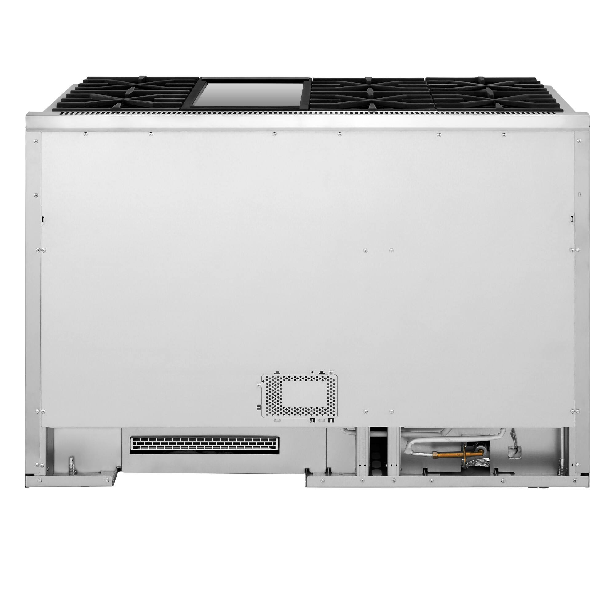 Alt View 8. SKS - Pro 48-inch 7.9 Cu. Ft. Freestanding Smart Dual Fuel Convection Double Oven Range with Chromium Griddle, 6 Burners - Stainless Steel.