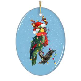 OrnamentallyYou - Parrot Christmas Ornament - Multi-colored