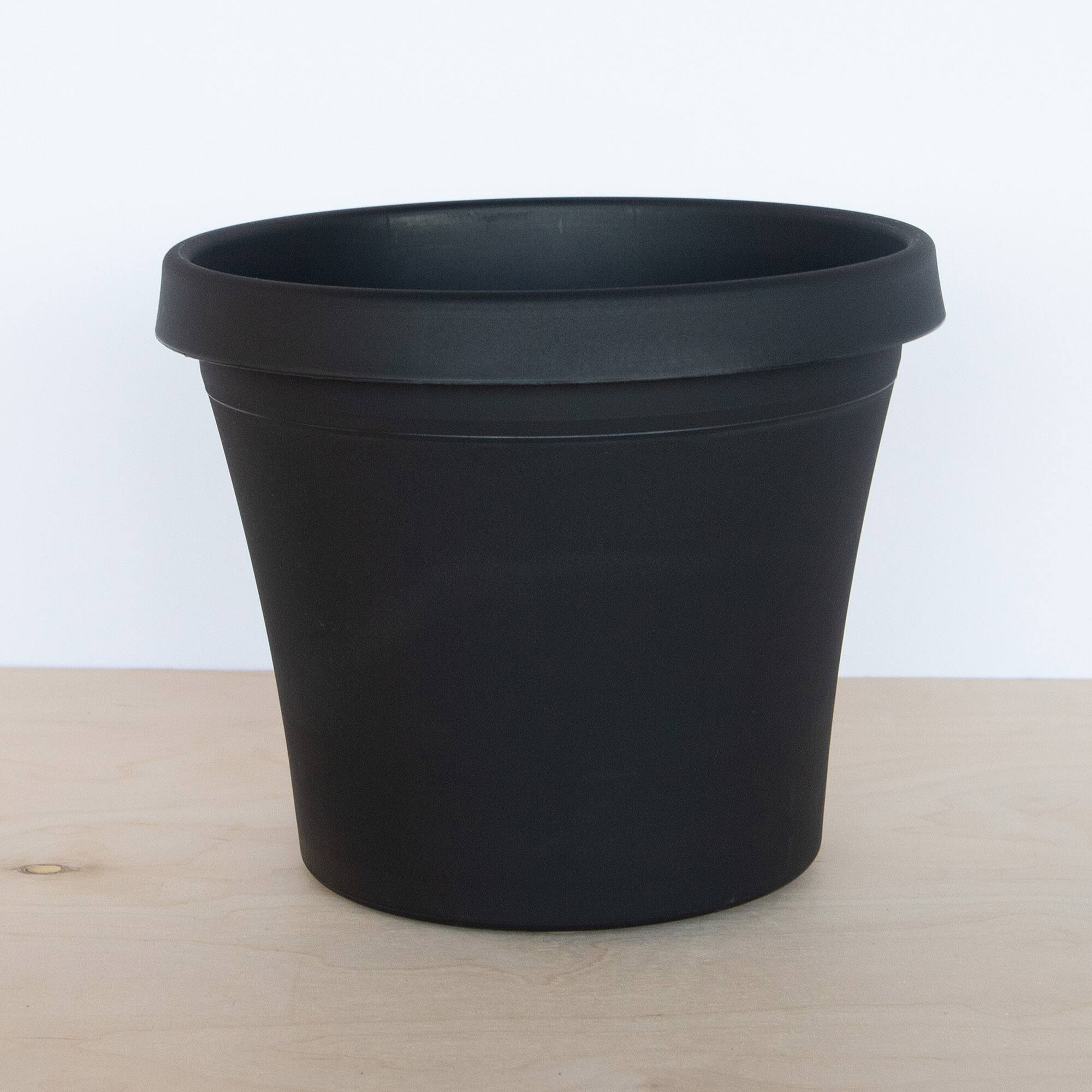 Alt View 5. Bloem - Black 20" - Terra Pot Planter.