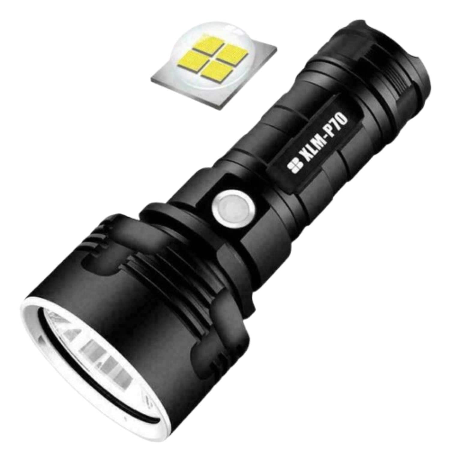 Home Collection - Super Bright LED Tactical Flashlight – High Power Torch with Rechargeable Battery