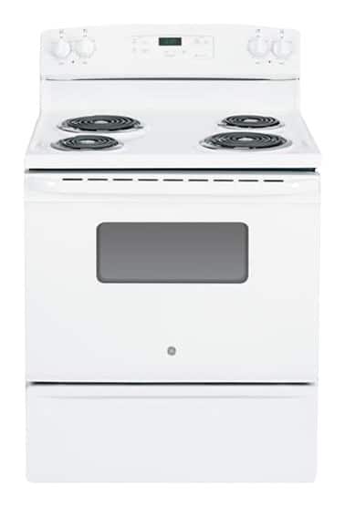 Front. GE - 5.0 Cu. Ft. Freestanding Electric Range.