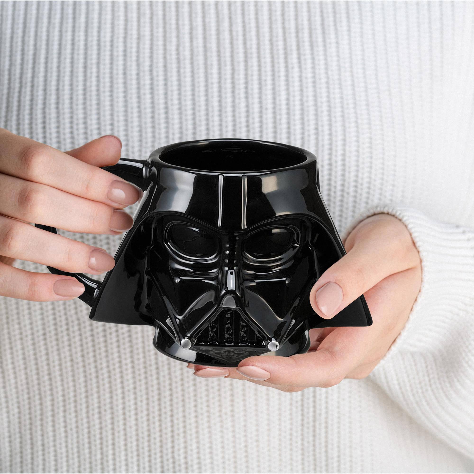 Alt View 3. Star Wars - Star Wars Darth Vader 20oz Molded Ceramic Mug - Black.