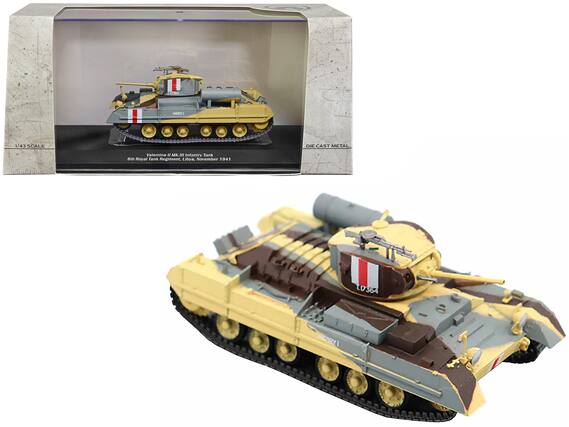 1/43 SCALE
DIE CAST METAL
Valentine II MK.III Infantry Tank
8th Royal Tank Regiment, Libya, November 1941
L17364
HARRY I