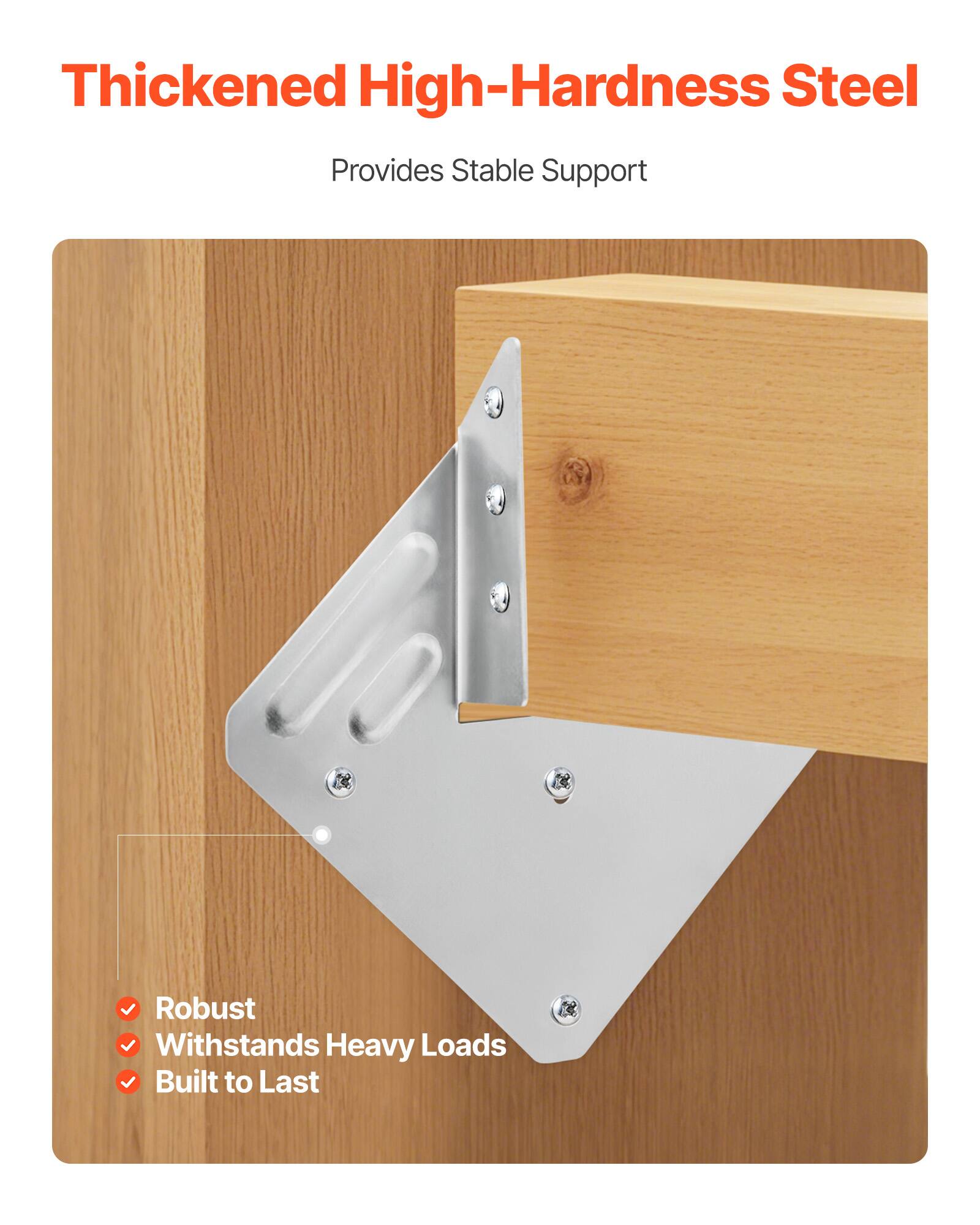 Thickened High-Hardness Steel  
Provides Stable Support  

- Robust  
- Withstands Heavy Loads  
- Built to Last