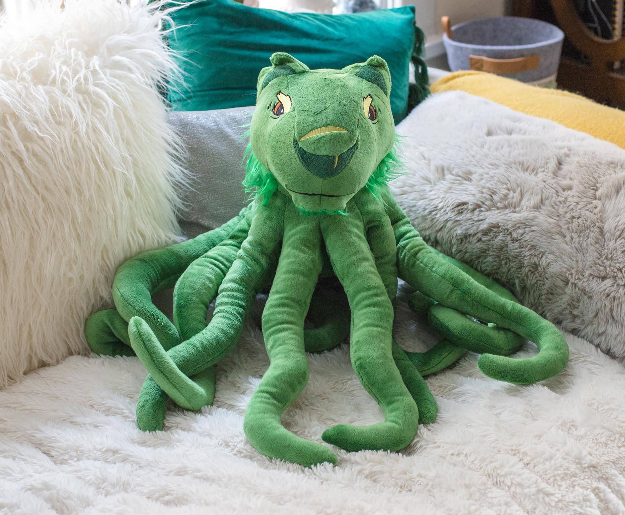 Alt View 3. Tentacle Kitty - Tentacle Kitty Series Cat Guru Plush Collectible | Measures 28 Inches Long - Green.
