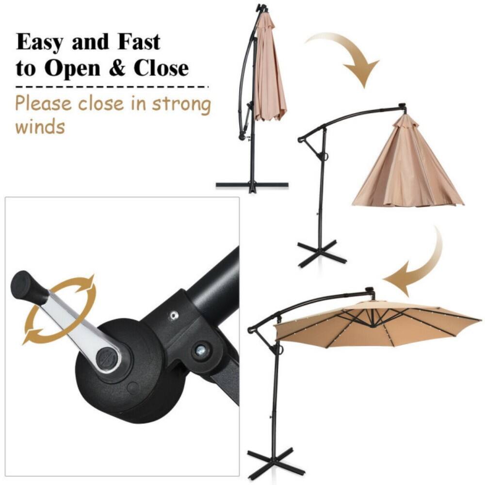 Easy and Fast to Open & Close  
Please close in strong winds