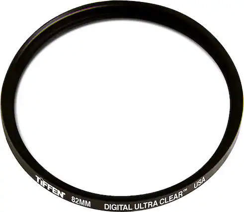 Angle. Tiffen - 82mm Digital Ultraclear Lens Filter - Clear.