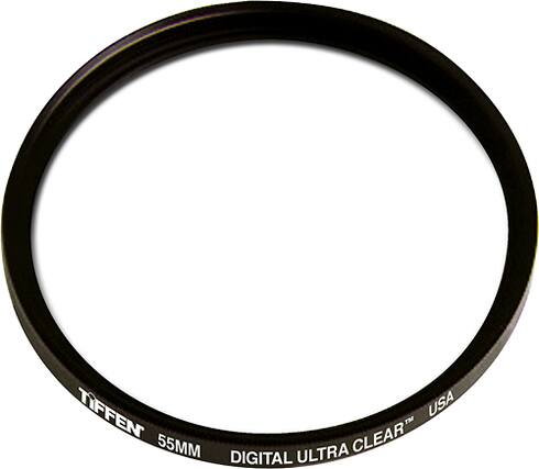 Angle. Tiffen - 55mm Digital Ultraclear Lens Filter - Clear.