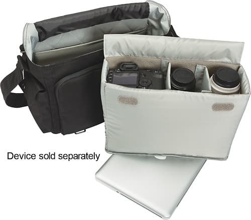 Alt View 2. Lowepro - Urban Reporter 250 Camera Bag - Black.