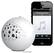 Front Standard. VIBE - Spherical Portable Bluetooth Speaker for Select Apple® iPhone® and iPad® Models - White.