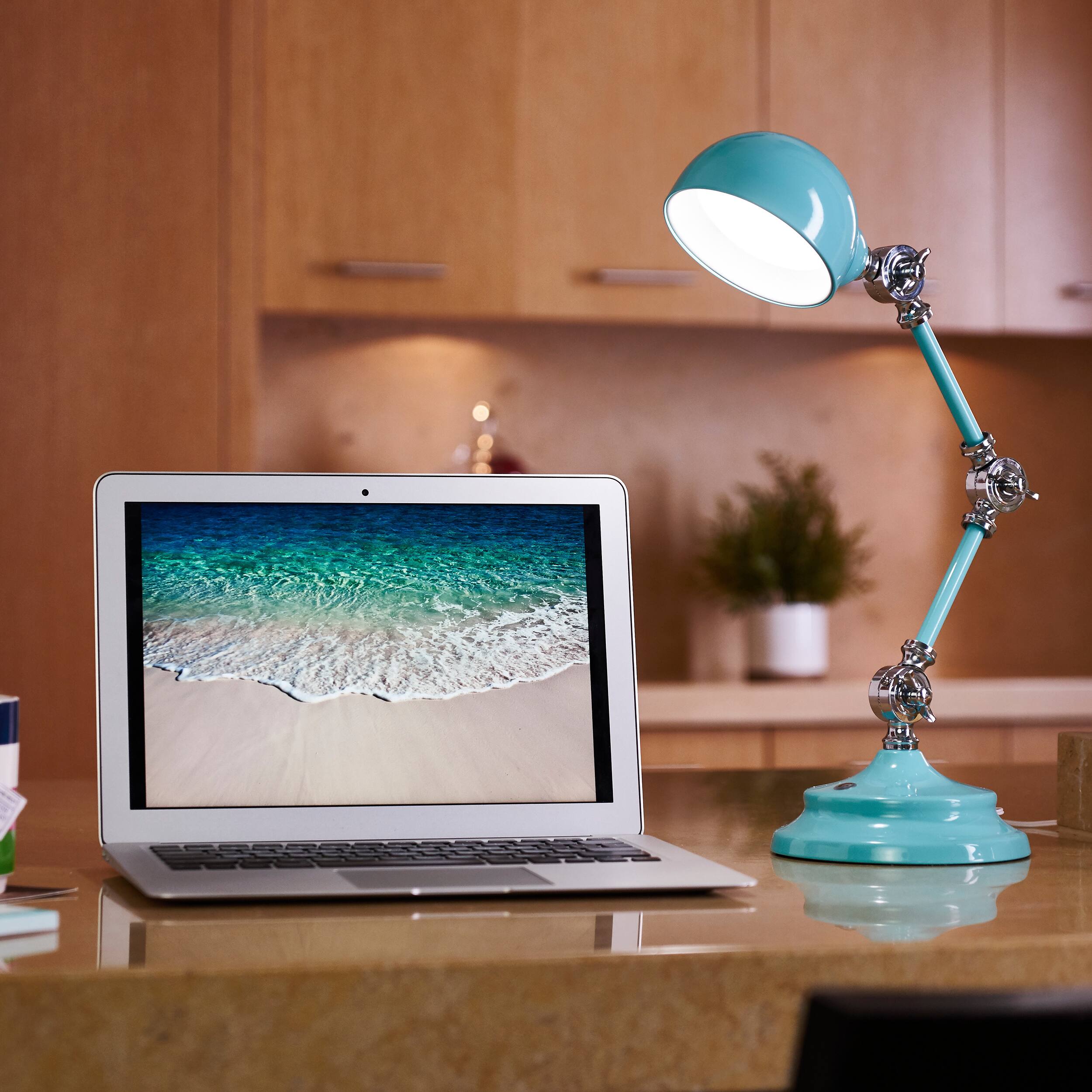 Alt View 20. OttLite - Wellness Series Revive LED Desk Lamp - Blue.