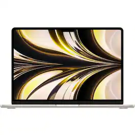 Apple - Refurbished Excellent - MacBook Air "M2" 8 CPU/8 GPU 13" 8GB - 256GB SSD Bundle with Keyboard Cover and Case - Starlight