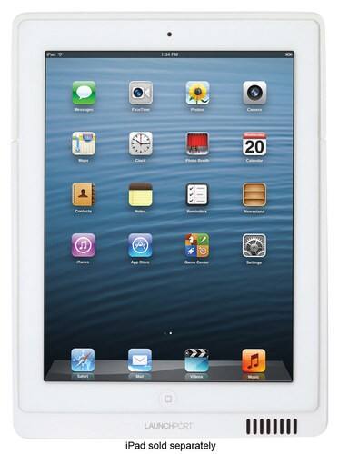 Front Standard. LaunchPort - AM.1 Sleeve for Apple® iPad® mini - Gloss White.