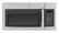 Front. GE - 1.7 Cu. Ft. Over-the-Range Microwave - Stainless Steel with Gray Accents.