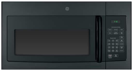 Ge 1 6 Cu Ft Over The Range Microwave Black Jvm3160dfbb Best Buy