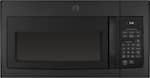 Front. GE - 1.6 Cu. Ft. Over-the-Range Microwave - Black.
