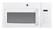 Front. GE - 1.7 Cu. Ft. Over-the-Range Microwave - White.
