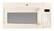 Front. GE - 1.9 Cu. Ft. Over-the-Range Microwave - Bisque.