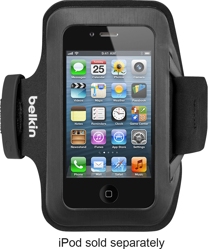 Geboorteplaats nood Klik Belkin Slim-Fit Arm Band Case for Apple® iPhone® 4 Black F8W402BTC00 - Best  Buy